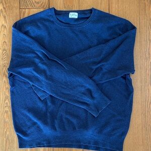 J. Crew Men's Navy Crewneck Sweater